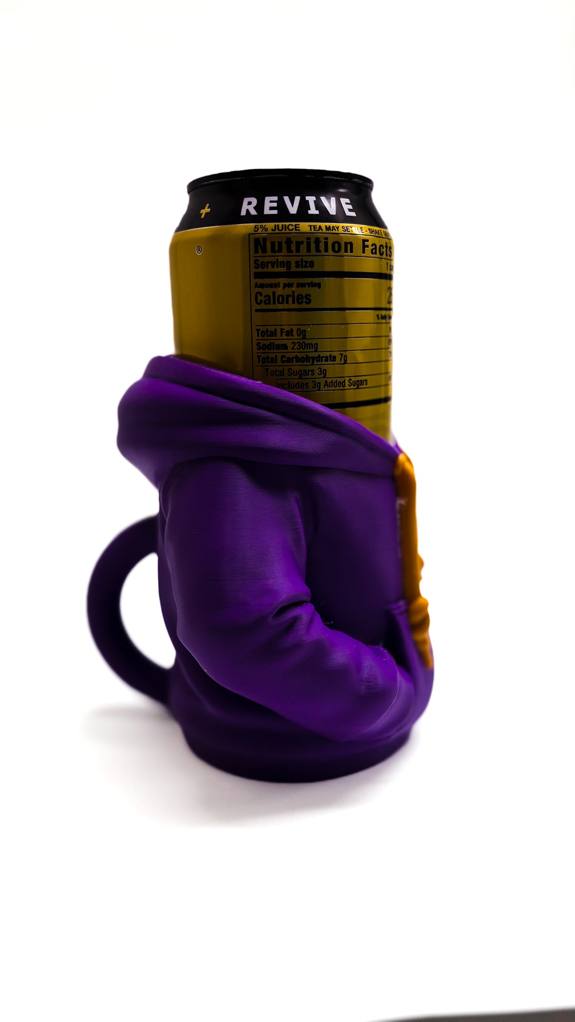 Omega Psi Phi Hoodie Can Holder – Purple Gold Ques Gift