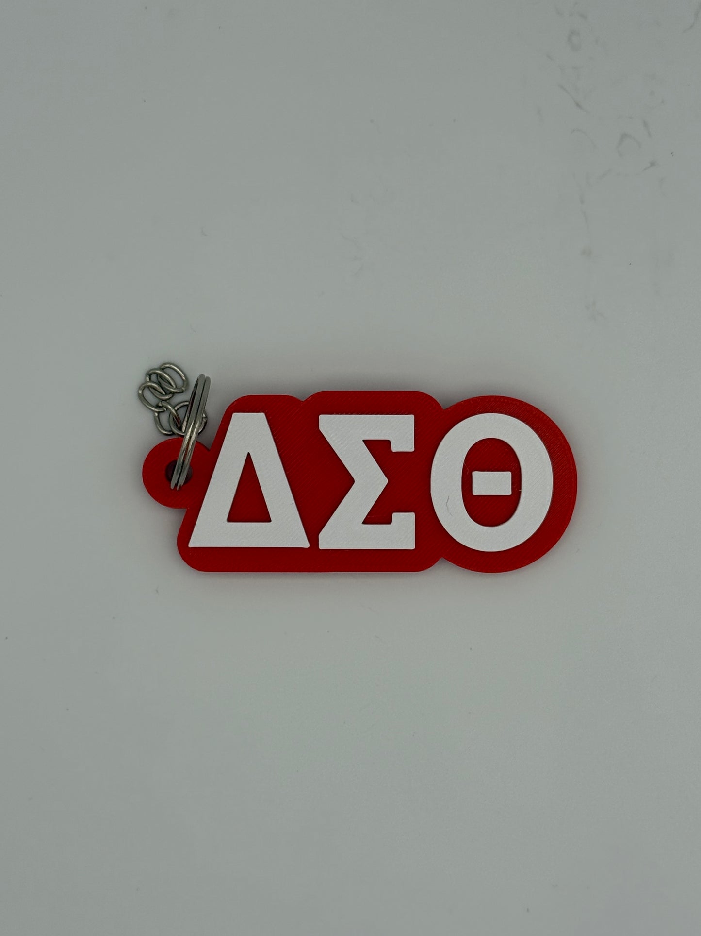 Delta Sigma Theta Greek Letter Keychain