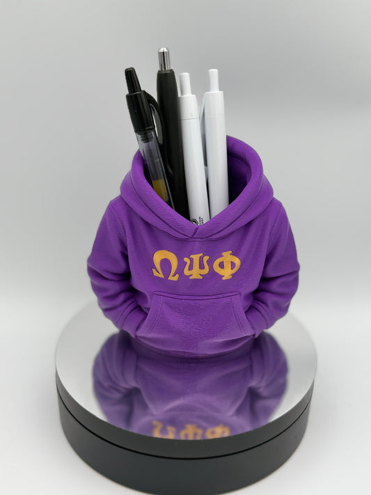 Omega Psi Phi Hoodie Pencil / Pen Holder