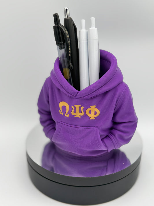 Omega Psi Phi Hoodie Pencil / Pen Holder