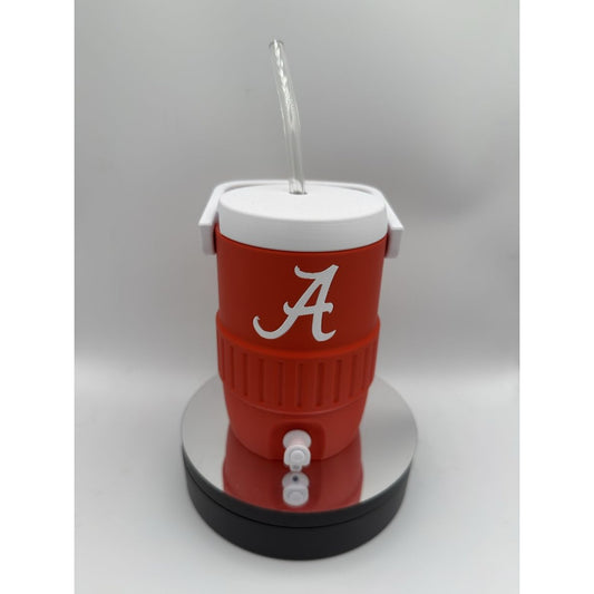 Alabama Mini Water Cooler 3D Printed Can Holder, College Football Fan Decor
