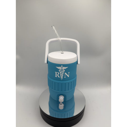 RN Mini Cooler Can Holder | 3D Printed Nurse Cup Holder | Nursing Graduation Gift