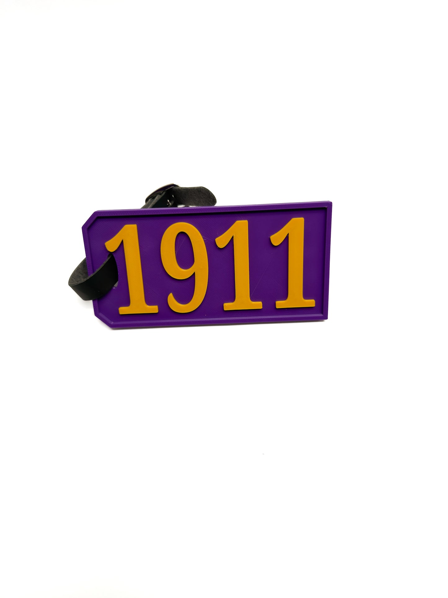 Omega Psi Phi Luggage Tag / Bag Tag