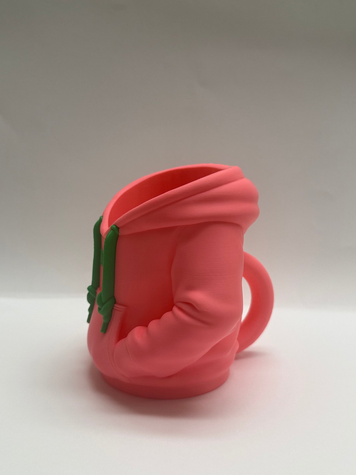AKA Hoodie Koozie | Pink & Green Can Holder | Sorority Inspired Gift | Custom Mini Hoodie Sleeve