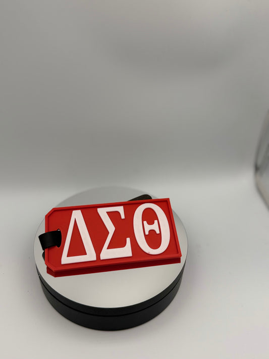 Delta Sigma Theta Luggage Tag / Bag Tag