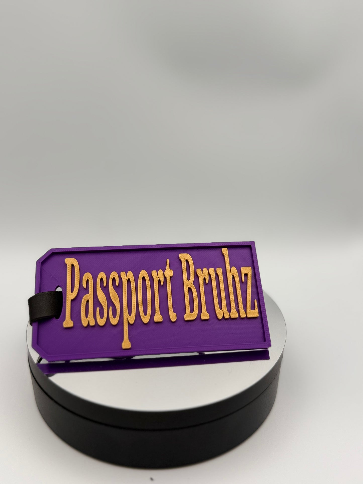 Omega Psi Phi Luggage Tag / Bag Tag