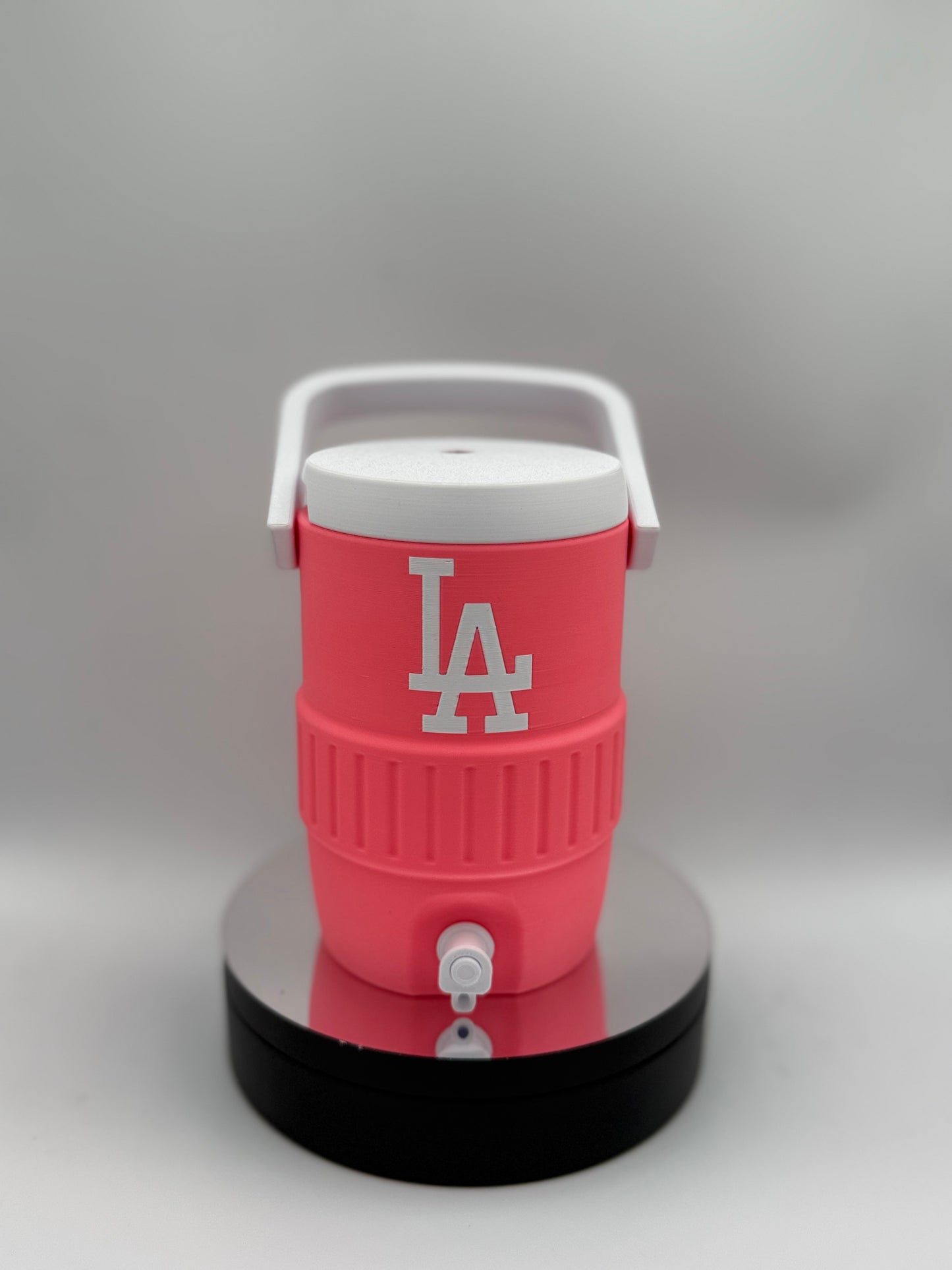 LA Dodgers Mini Water Cooler 3D Printed Can Holder, Baseball Fan Decor
