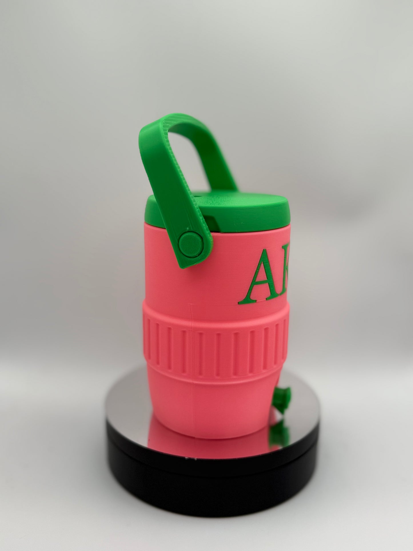 Alpha Kappa Alpha Mini Water Cooler 3D Printed Can Holder