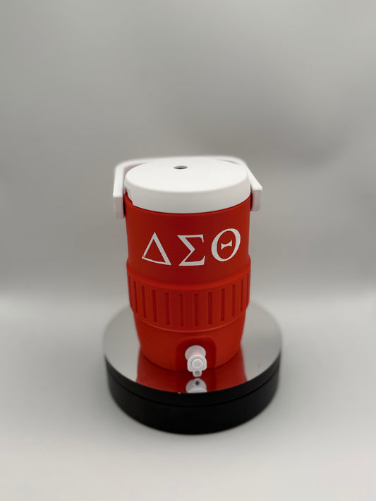 Delta Sigma Theta Mini Water Cooler 3D Printed Can Holder