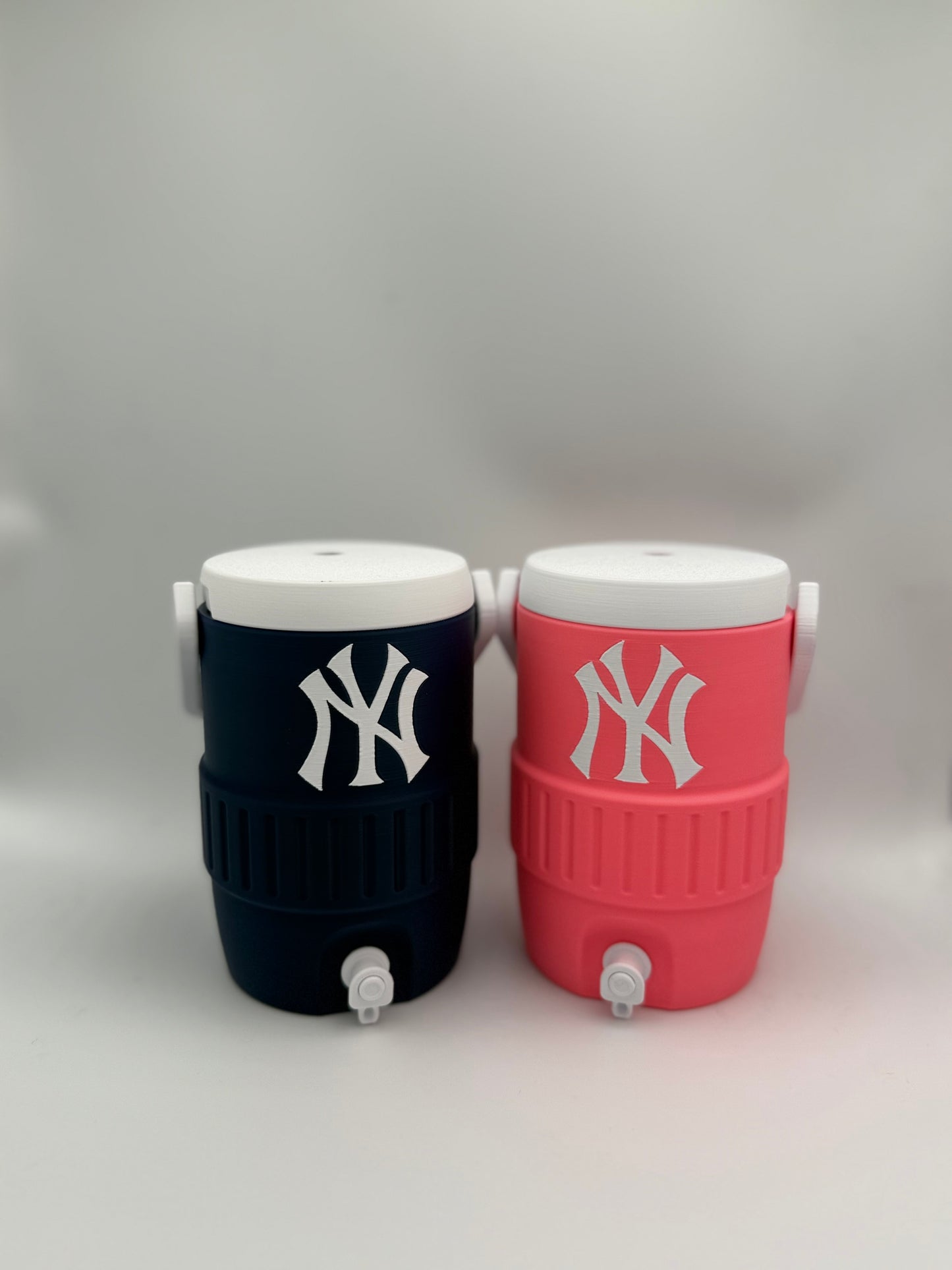 New York Mini Water Cooler 3D Printed Can Holder, Baseball Fan Decor