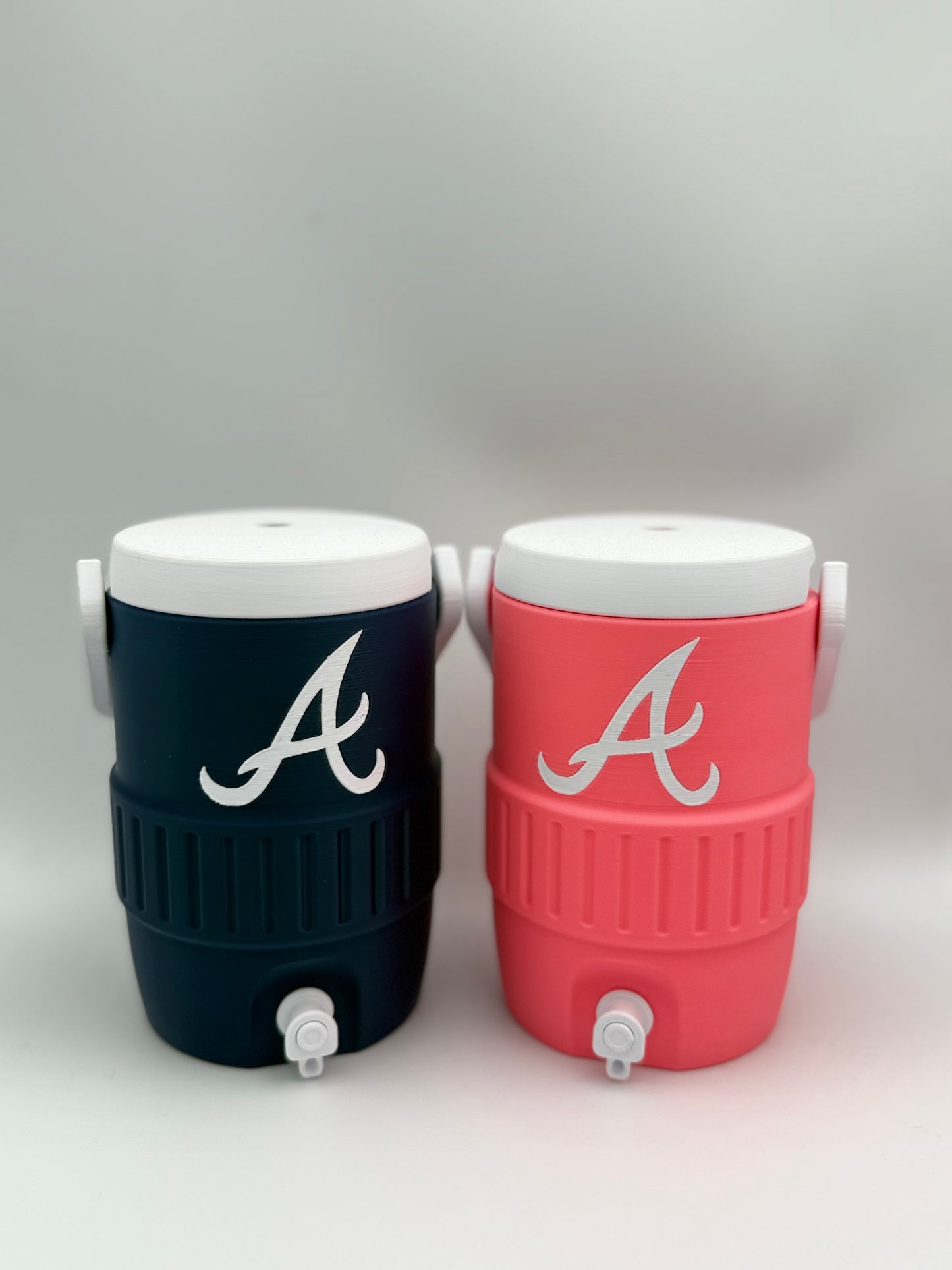 Atlanta Mini Water Cooler 3D Printed Can Holder, Baseball Fan Decor