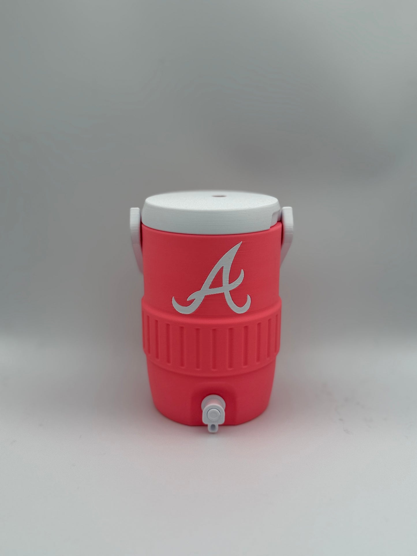 Atlanta Mini Water Cooler 3D Printed Can Holder, Baseball Fan Decor
