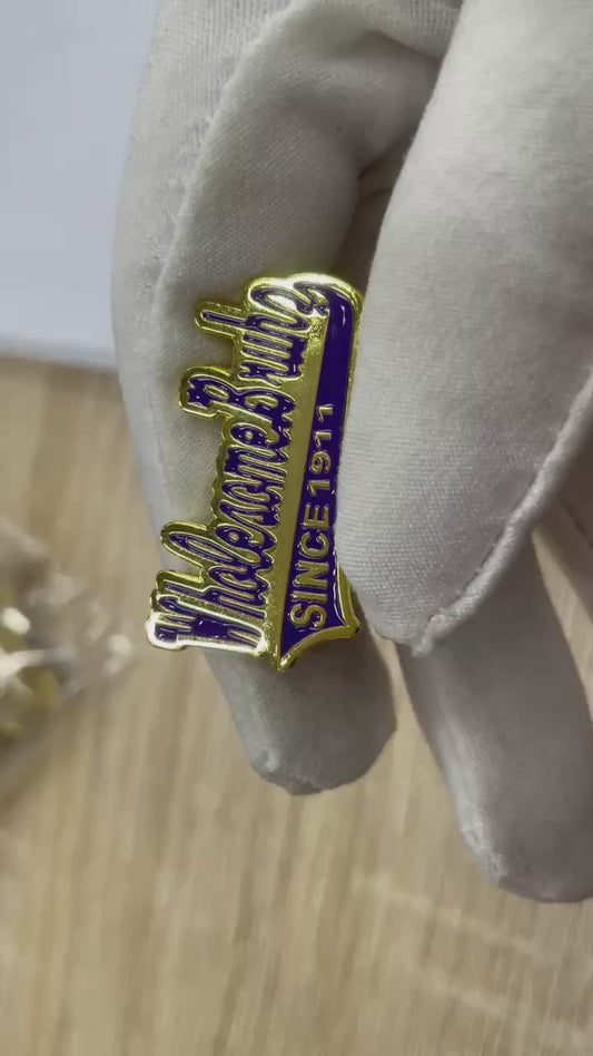 Omega Psi Phi Wholesome Bruhs – Limited Edition Lapel Pin